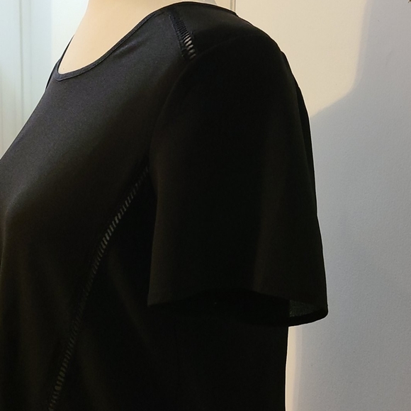 Paper Crane black sheer shirt with cut outs - Picture 5 of 9